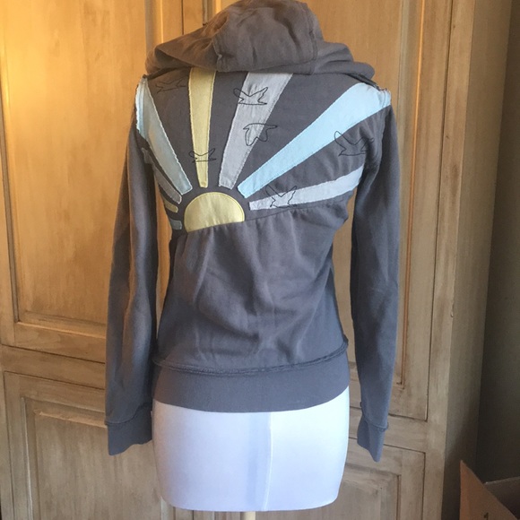O’Neill Gray Hoodie - Sz Small - Picture 3 of 5
